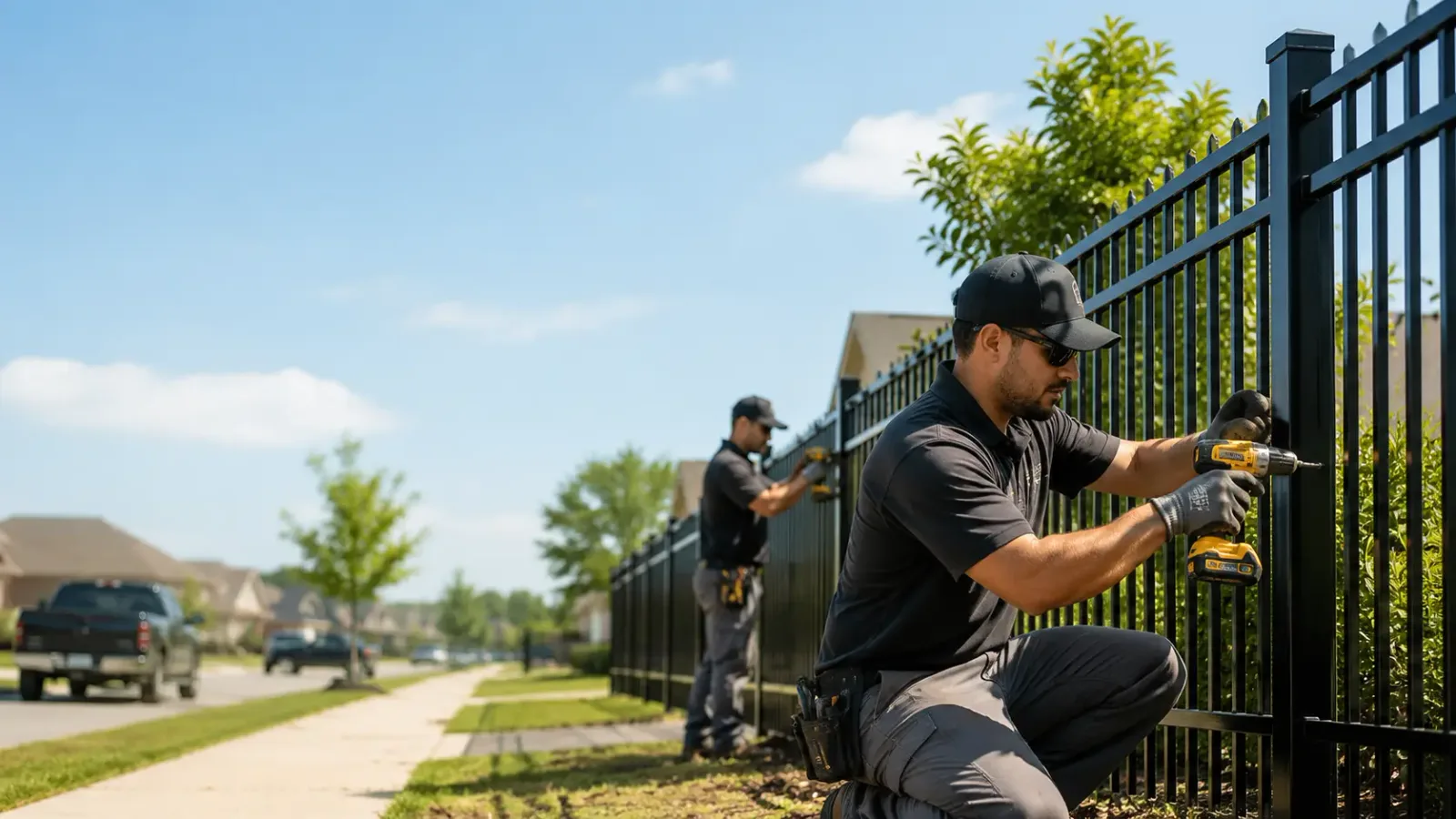 Metal Fence Installation in Unity, WI